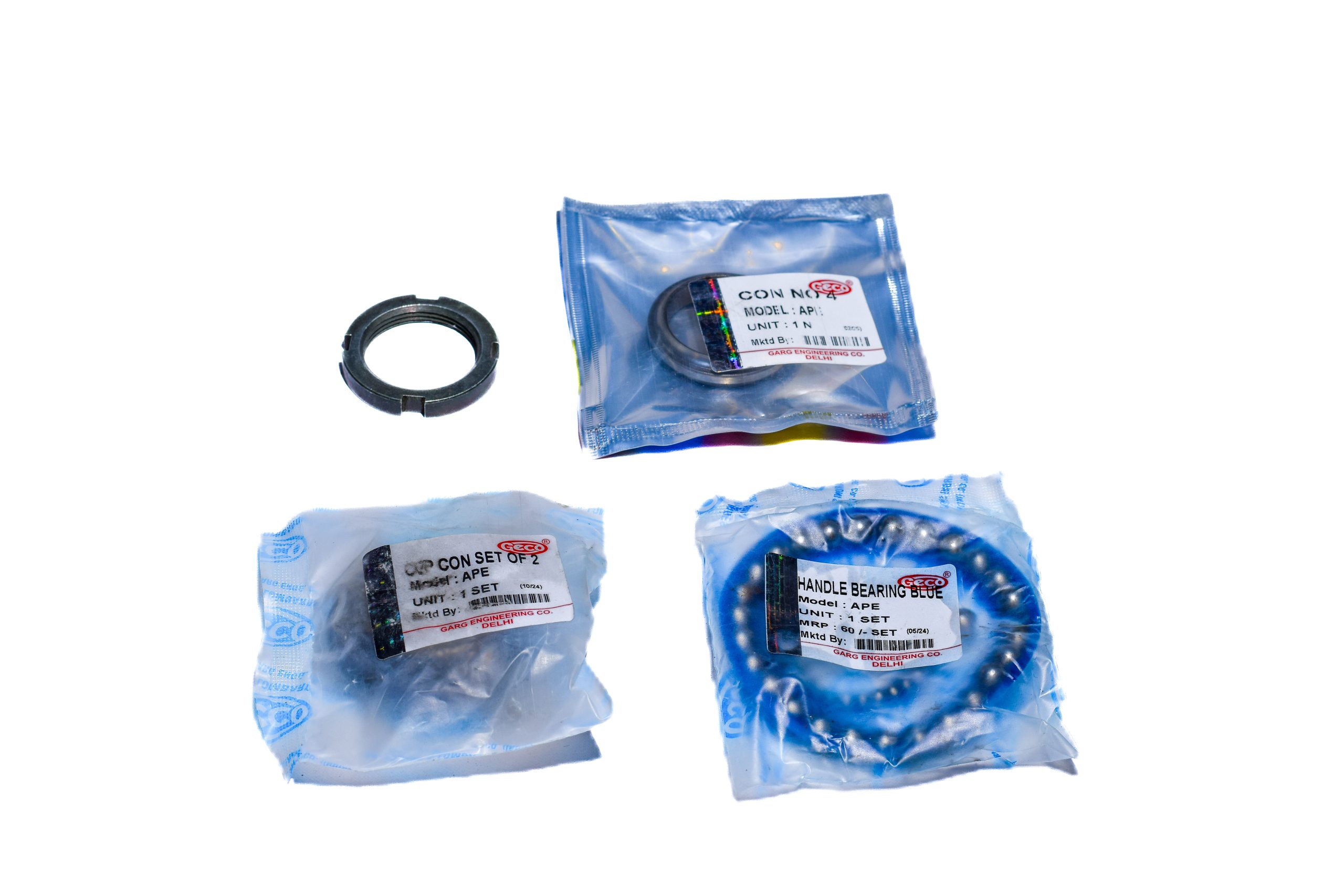 GECO SECURITY RING HANDLE BEARING UPPER CONE NO. 4 UPPER CONE 3ANDD 4 STEARING CUPS