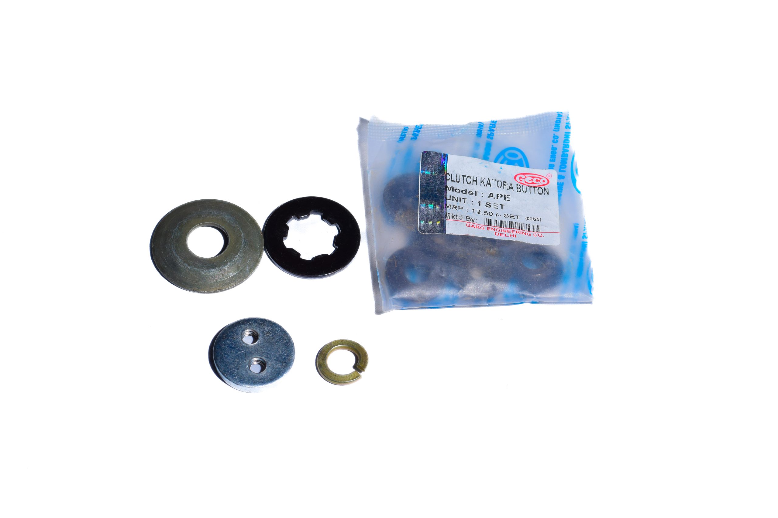 GECO WASHER FOR CLUTCH SPACE WASHER CLUTCH TWO HOLE WASHER SPRING WASHER WASHER FRONT AXLE