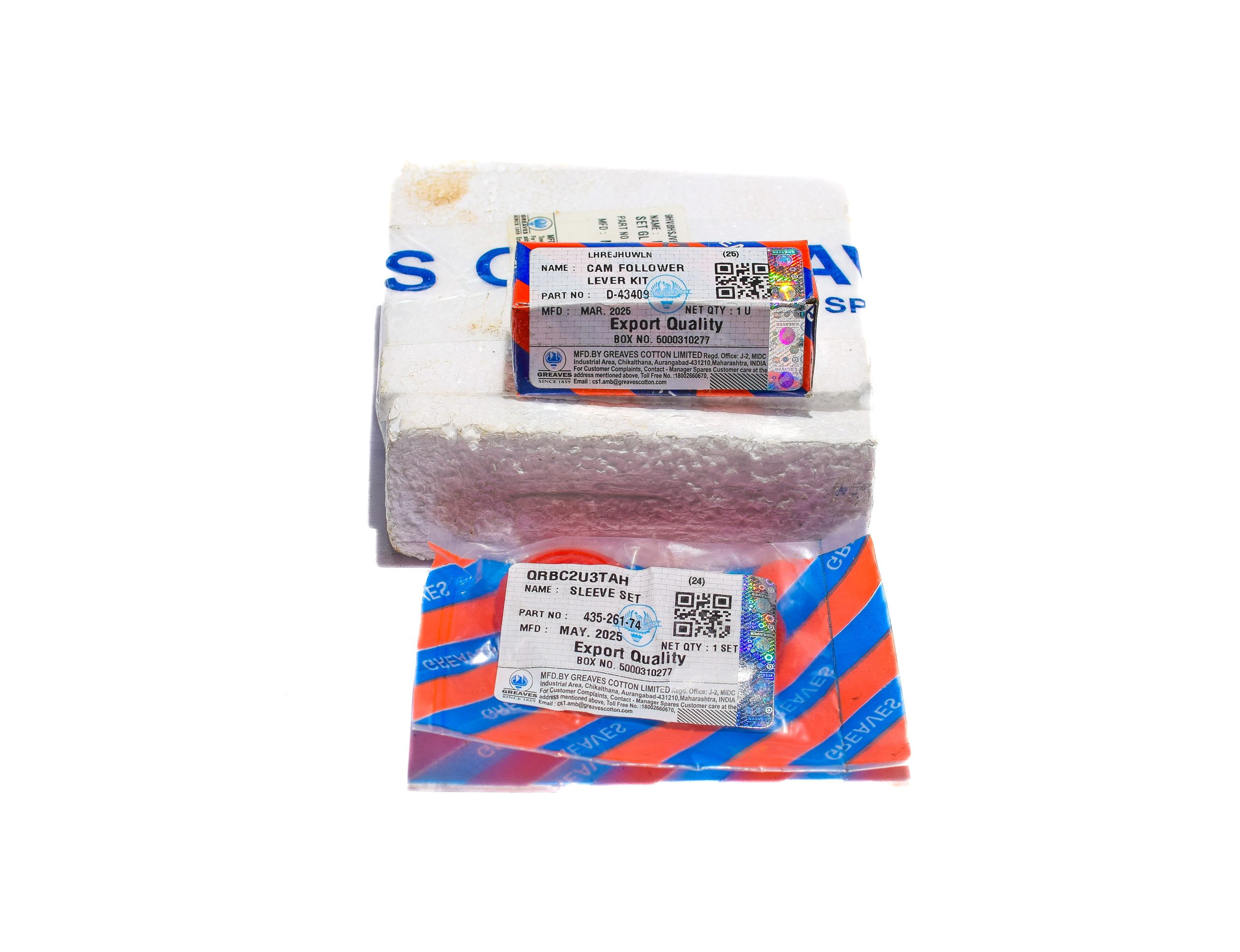 CAMFOLLOWER PISTON RINGS RED SEAL