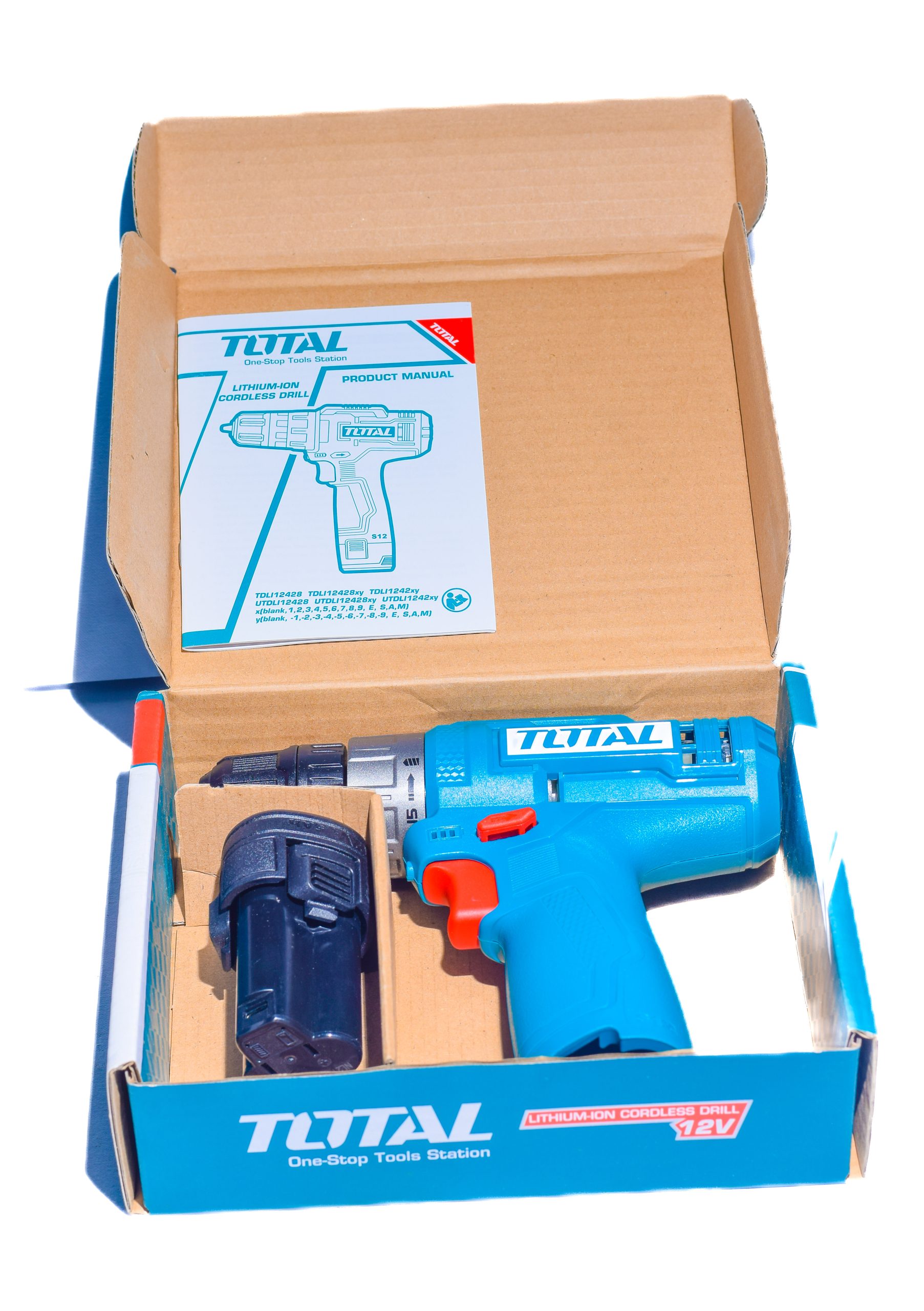 TOTAL LITHIUM-ION-CORDLESS DRILL -TDL12428