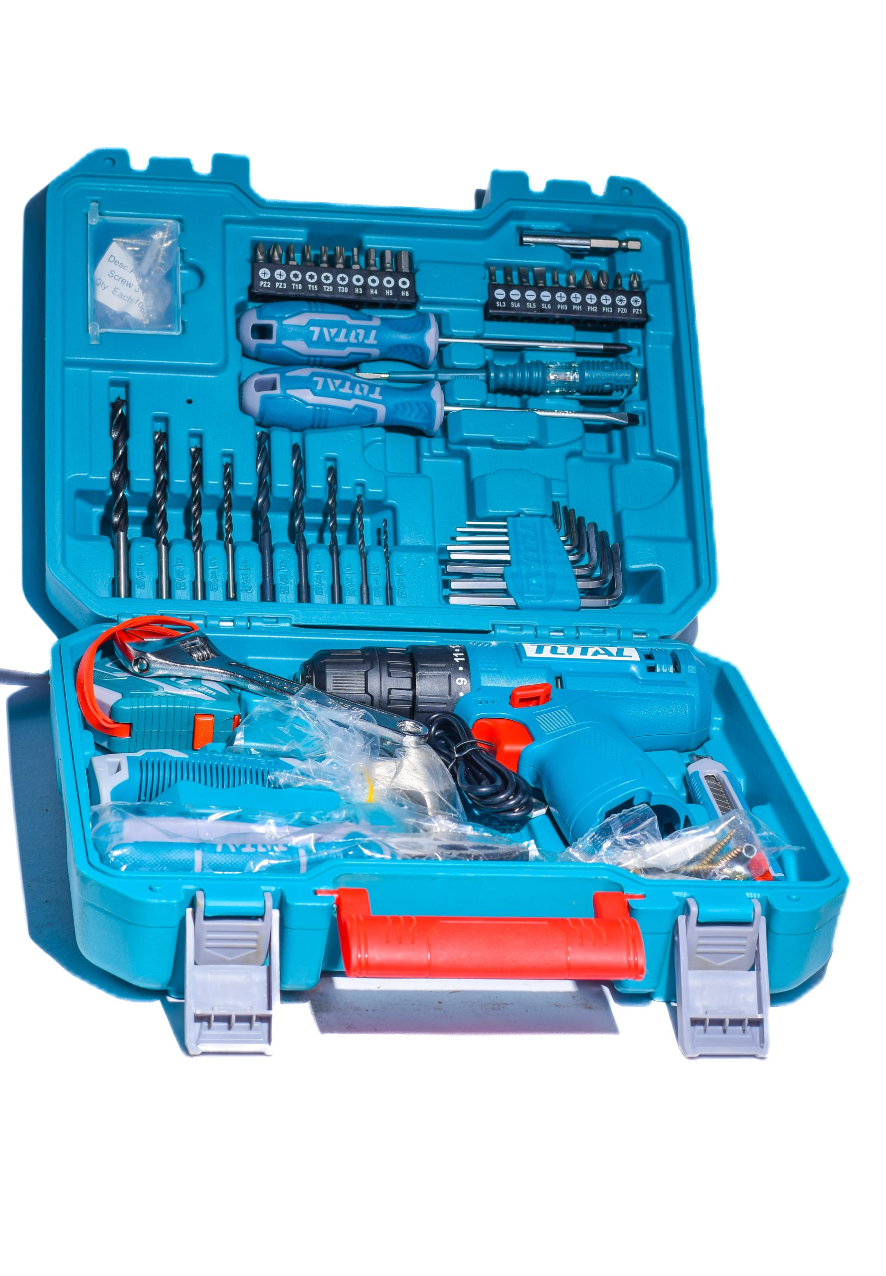 TOTAL LITHIUM -ION-CORDLESS DRILL-TDLII12428