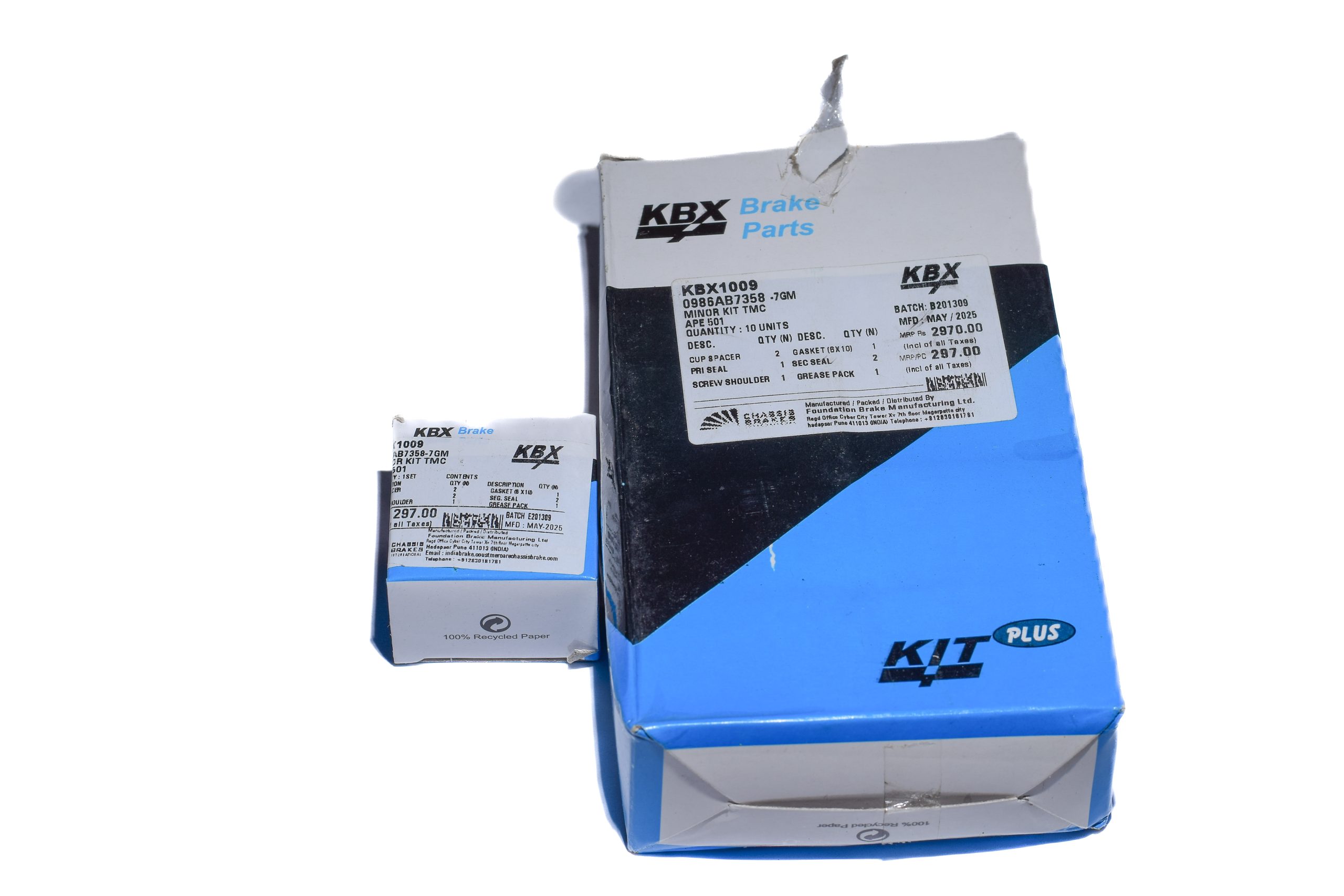 KBX MINOR KIT RUBBER KBX1110 MC KBX1009 KBX1007 KBX1114